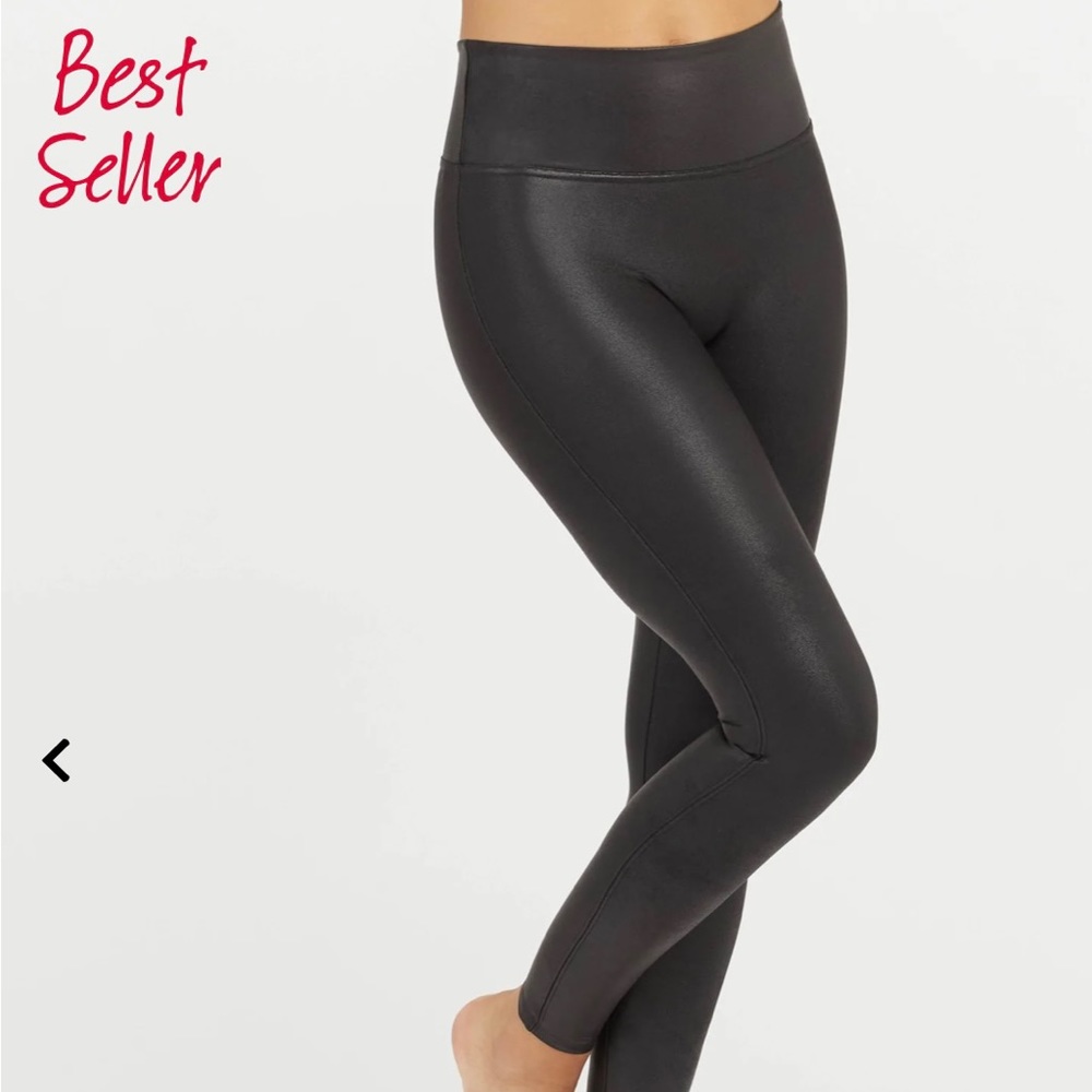 SPANX Faux Leather Leggings